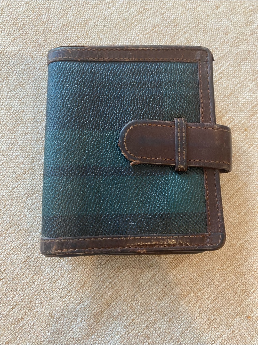 Vintage Polo Ralph Lauren Blackwatch Leather Wallet